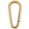 Hillman HILLMAN Sanitas Brass Assorted Black/Gold Clip/Hook Carabiner 9985377 - alternate 1